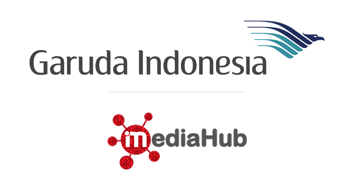 Telkom Metra — SBU MediaHub (Garuda Indonesia) logo